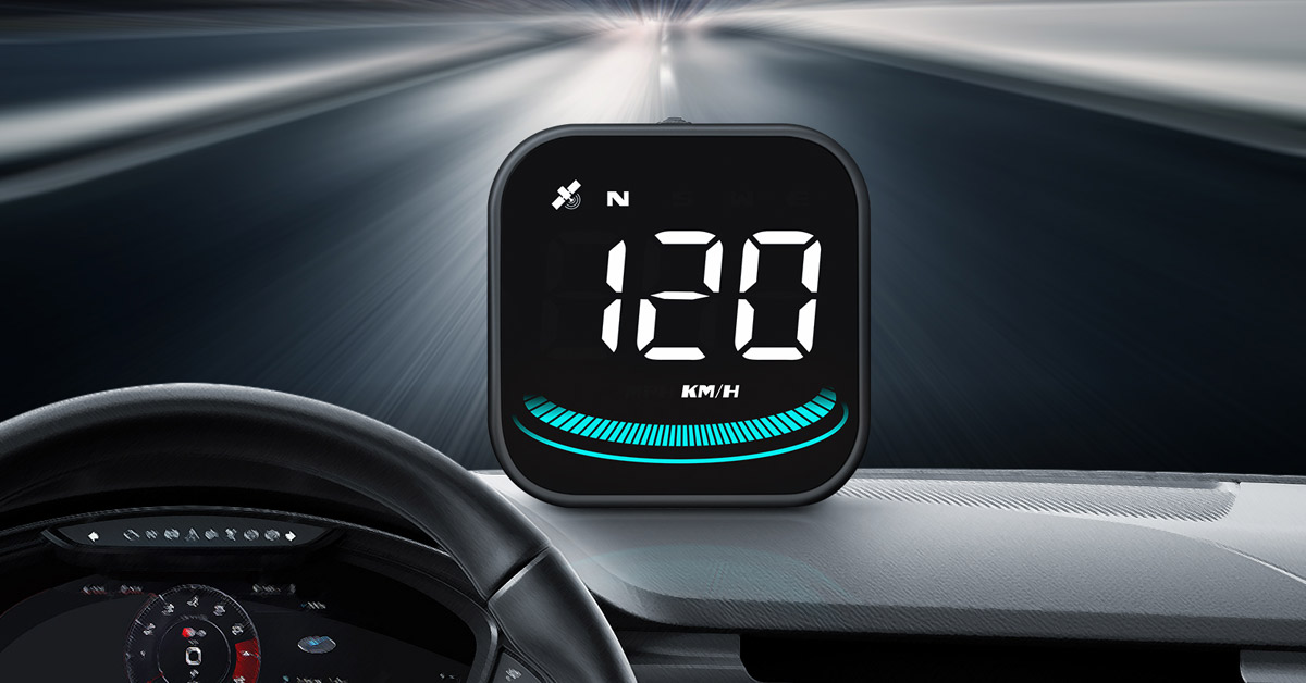 Uusi liikenneturvallisuutta parantava GPS nopeusnäyttö nopeuden tarkkailuun saatavilla Fixus-liikkeistä kautta maan