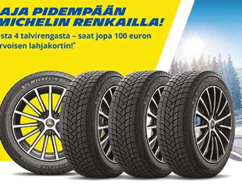 Osta Michelin-talvirenkaat Fixukselta – saat kaupan päälle lahjakortin!