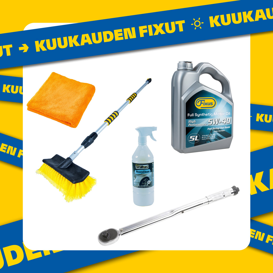 Uusimmasta Fixus-tarjouslehdestä löydät autoilijan parhaat tarjoukset vuoden ympäri.